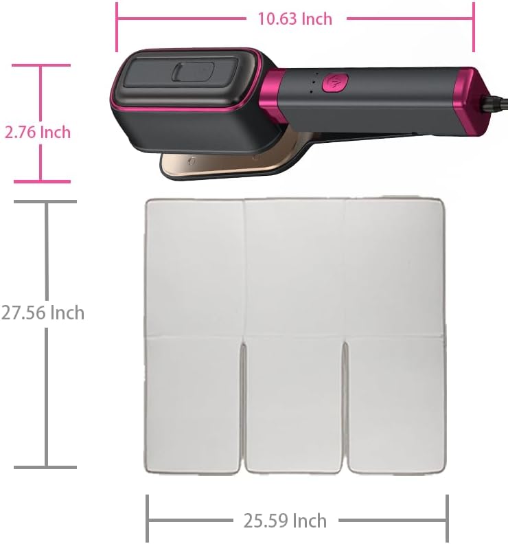 Portable 3-in-1 Garment Steamer | 1000W Fast Heating Multi-Mode Iron for Travel and Home Use