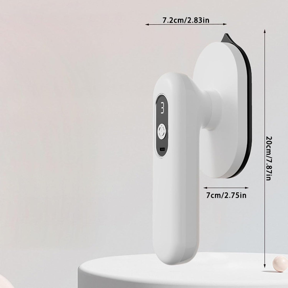 Cordless Portable Mini Iron | Fast Heating Dry Iron with Three Temperature Levels for Travel and Daily Use